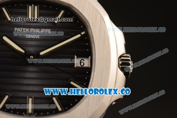 Patek Philippe Nautilus Jumbo Miyota 9015 Automatic Full Steel with Brown DIal and Stick Markers - 1:1 Original - Click Image to Close